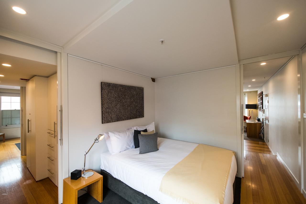 Sullivans Cove Apartments Hobart Exterior foto A bedroom at the hotel